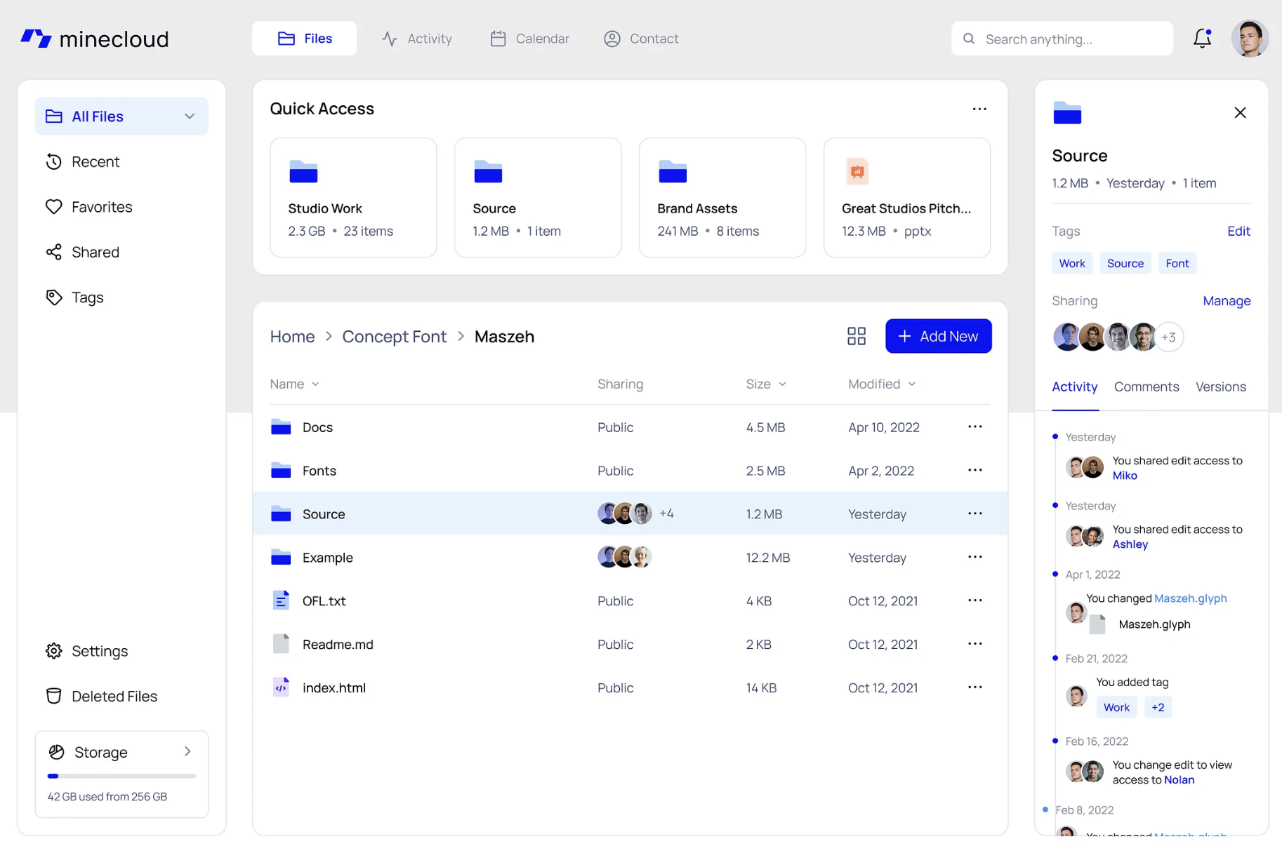 Dashboard SaaS preview